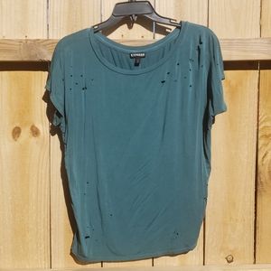 Ripped detail express t-shirt